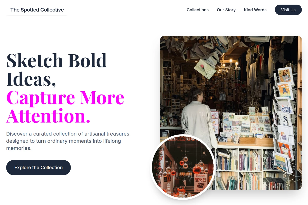 Premium Art Studio Website Design